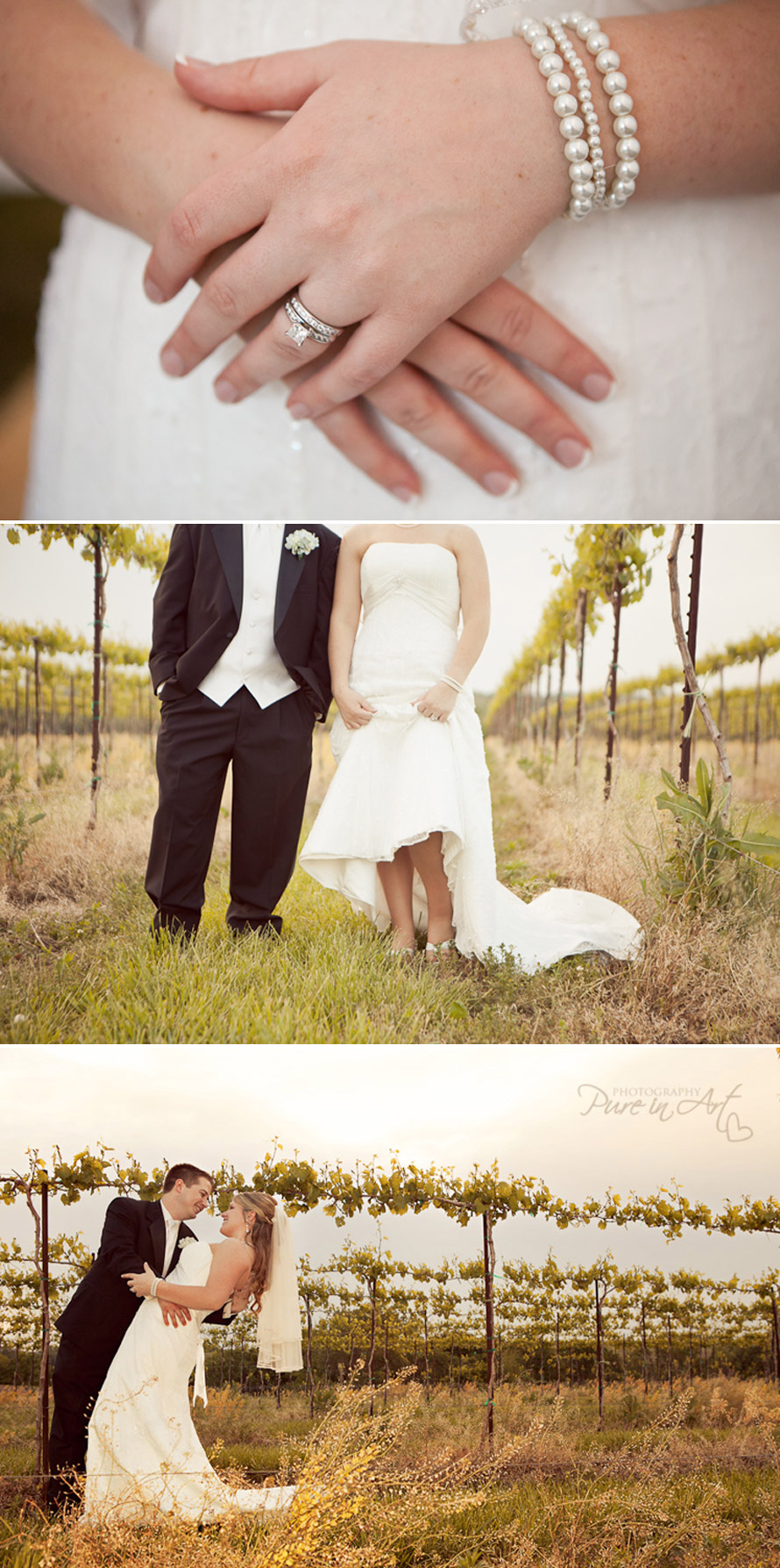 Michael and Jamie Newland Wedding - Fahrmeier Farms Winery and Vineyard - Pure in Art Photography