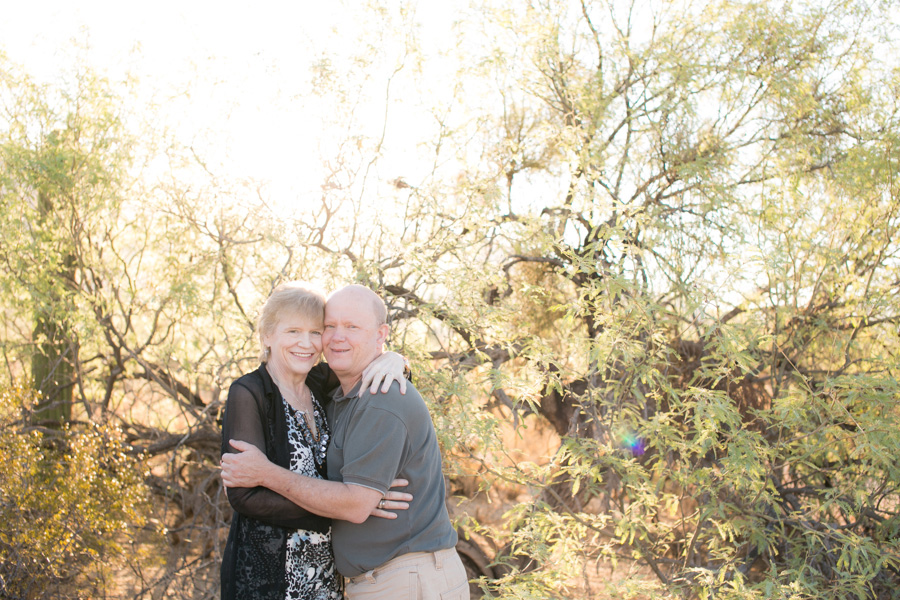 An early morning sunrise couple's Beloved Session by Pure in Art Photography at Sabino Canyon in Tucson, Arizona