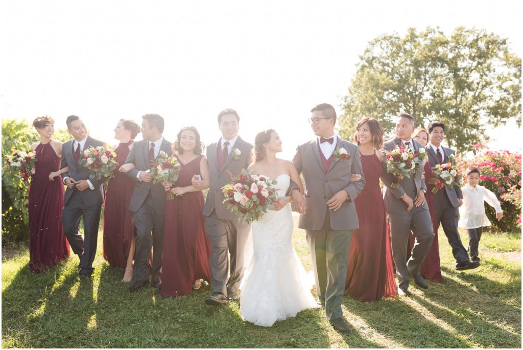Chaumette Vineyards and Winery Wedding Ste. Genevieve Photographer Aleen and Rich wedding party photo