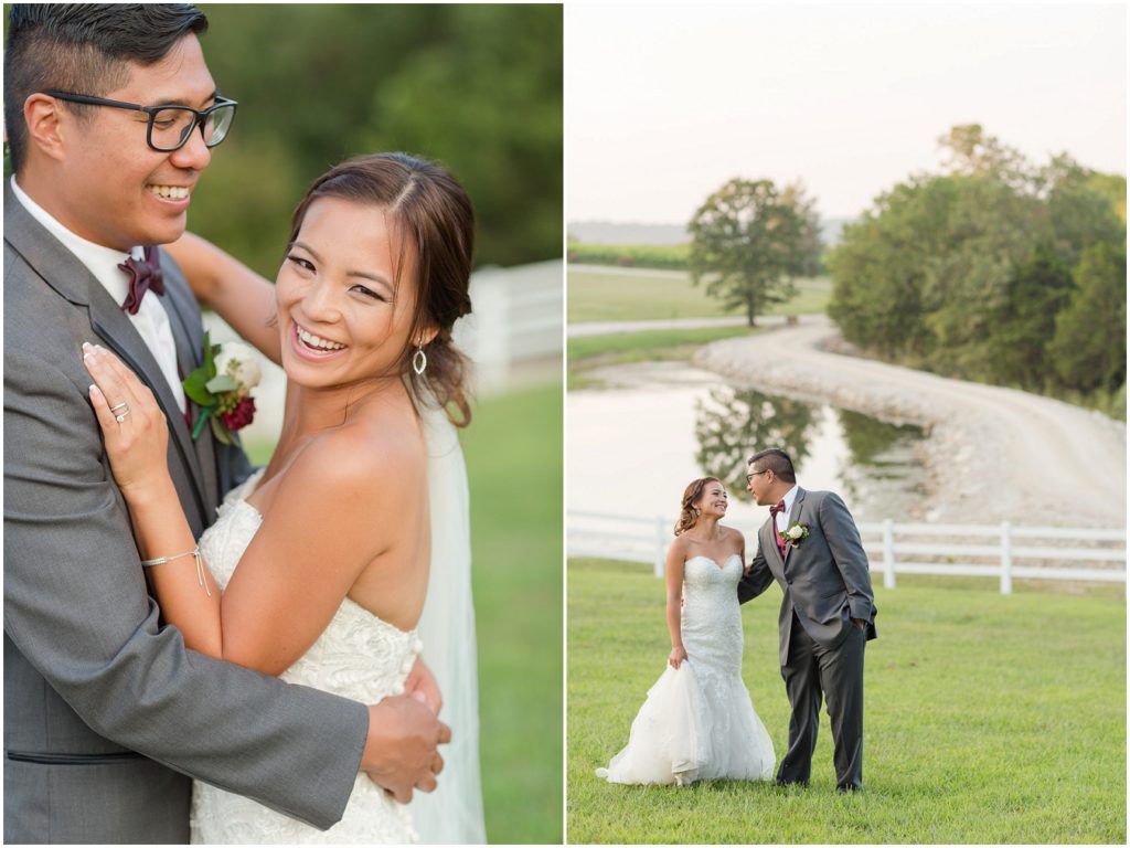 Chaumette Vineyards and Winery Wedding Ste. Genevieve Photographer Aleen and Rich bride and groom portrait