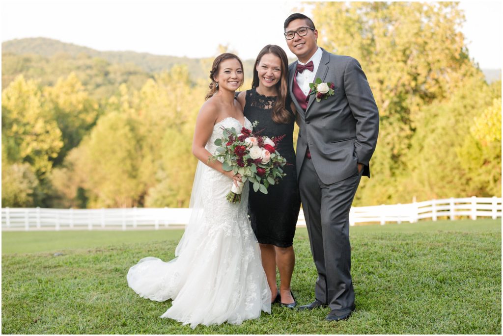 Chaumette Vineyards and Winery Wedding Ste. Genevieve Photographer Aleen and Rich Bride and groom with photographer