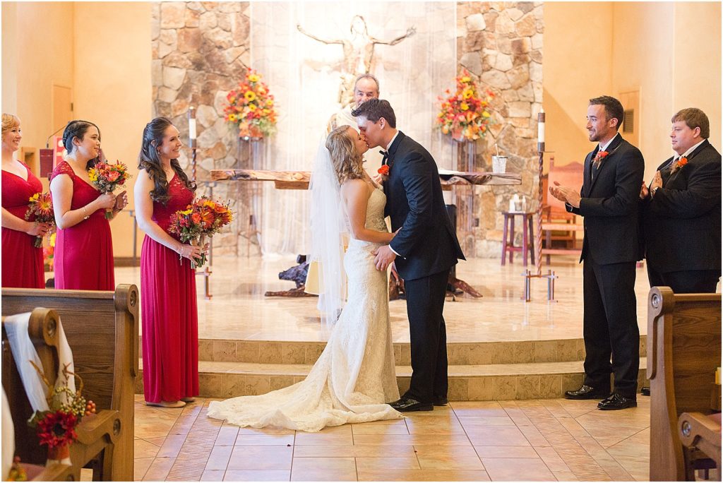 Corpus Christi Catholic Church Wedding Tucson Photographer Eric and Mandi ceremony