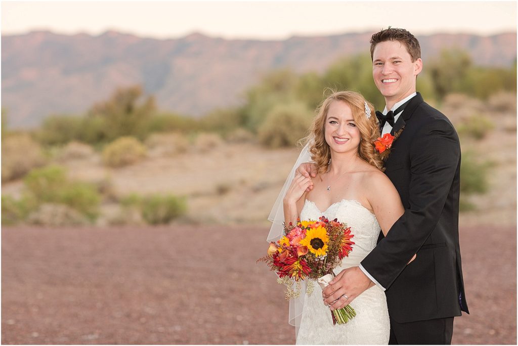 Corpus Christi Catholic Church Wedding Tucson Photographer Eric and Mandi just married portrait