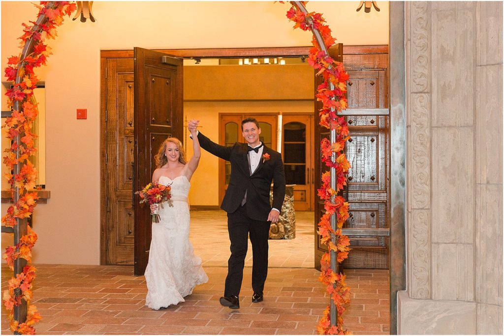 Corpus Christi Catholic Church Wedding Tucson Photographer Eric and Mandi grand entrance