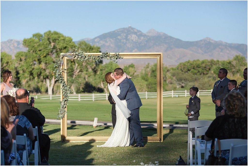 Tubac Golf resort Wedding Tucson Photographer Steven and Kelsey ceremony