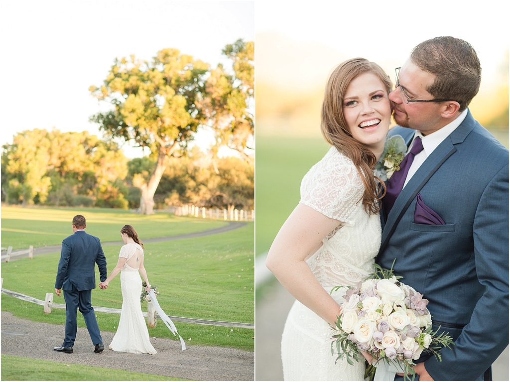 Tubac Golf resort Wedding Tucson Photographer Steven and Kelsey bride and groom portrait