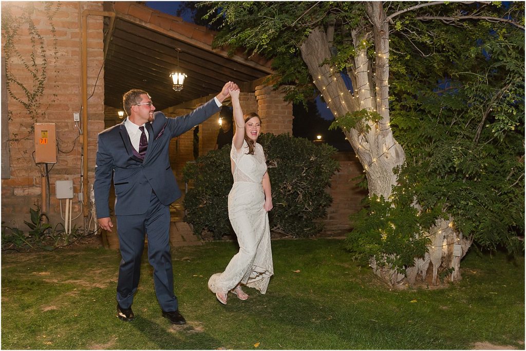 Tubac Golf resort Wedding Tucson Photographer Steven and Kelsey grand entrance