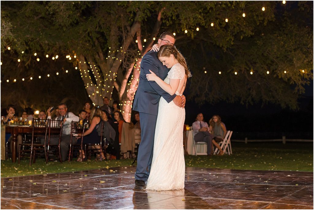 Tubac Golf resort Wedding Tucson Photographer Steven and Kelsey first dance