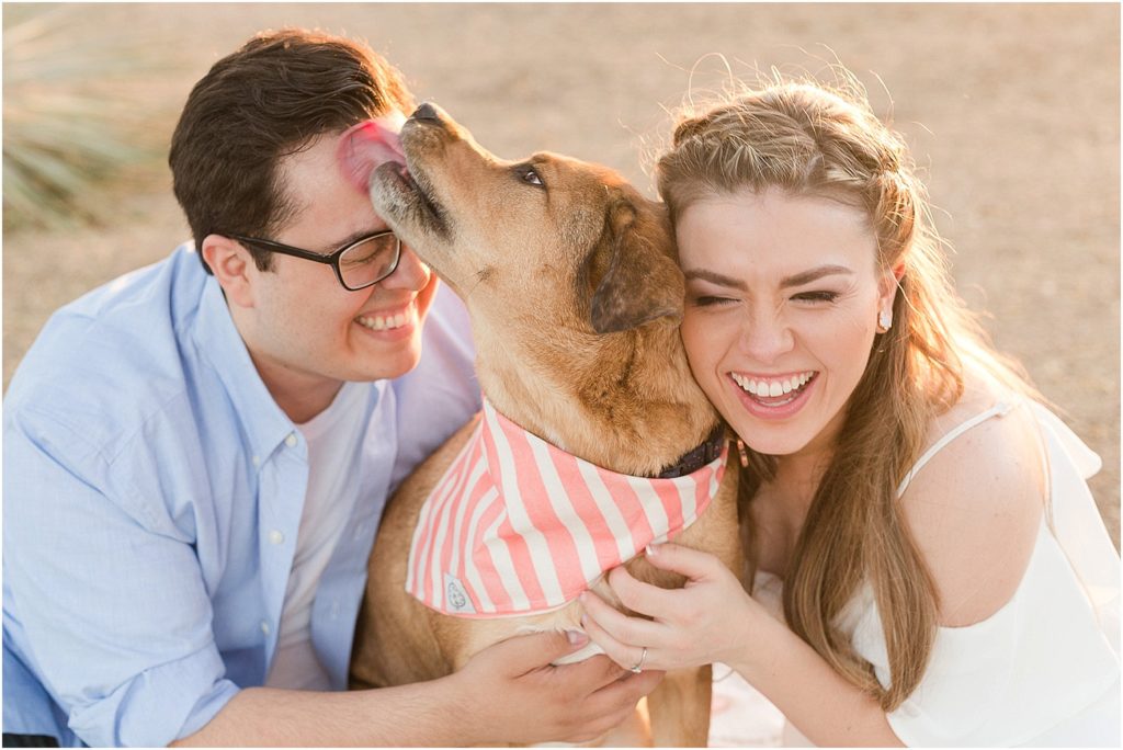 Tucson Engagement Session Tucson Photographer Eric and Kristina couple with their dog