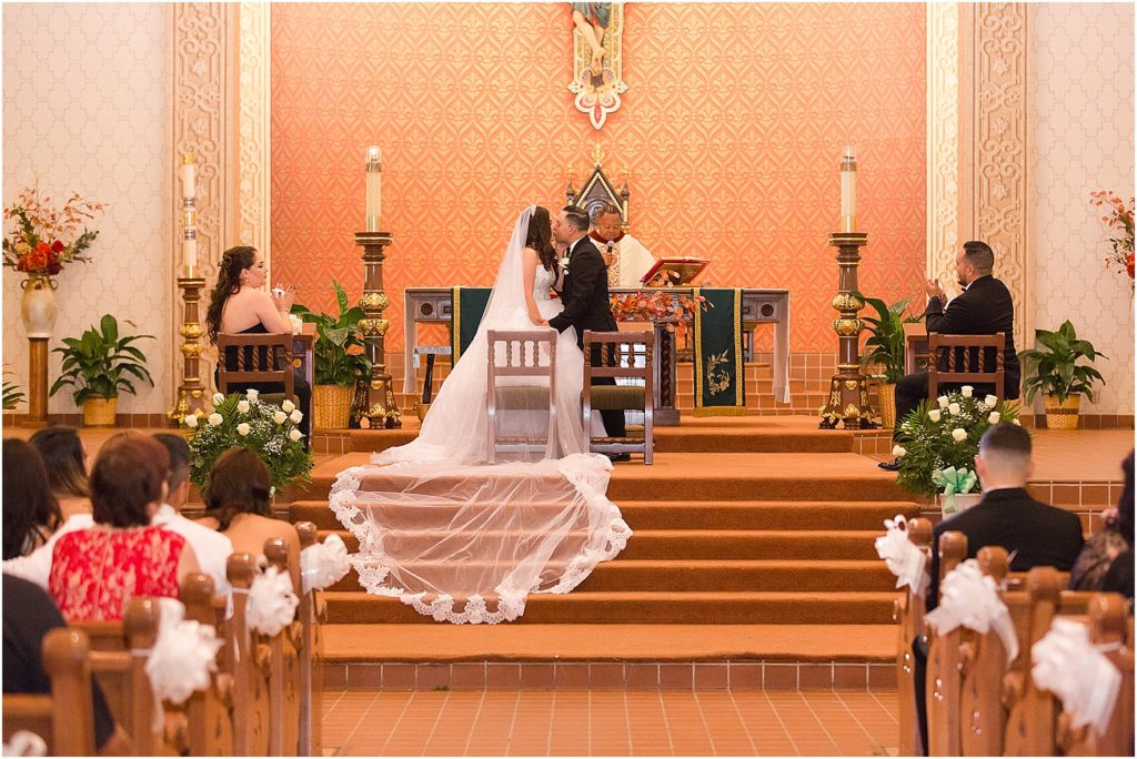 St. Augustine Cathedral Wedding Tucson Photographer John and Brittany ceremony