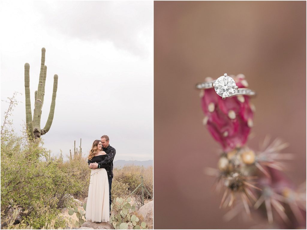 Tucson Engagement Photographer Desert Engagement Session Dominique and Luke