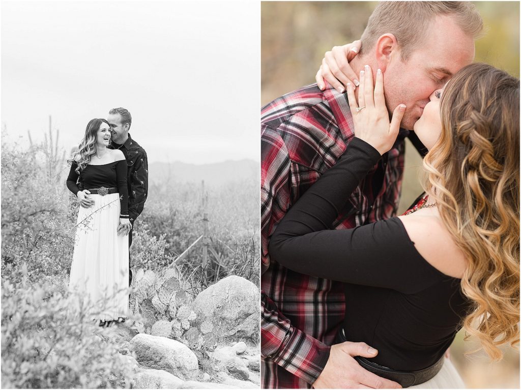 Tucson Engagement Photographer Desert Engagement Session Dominique and Luke