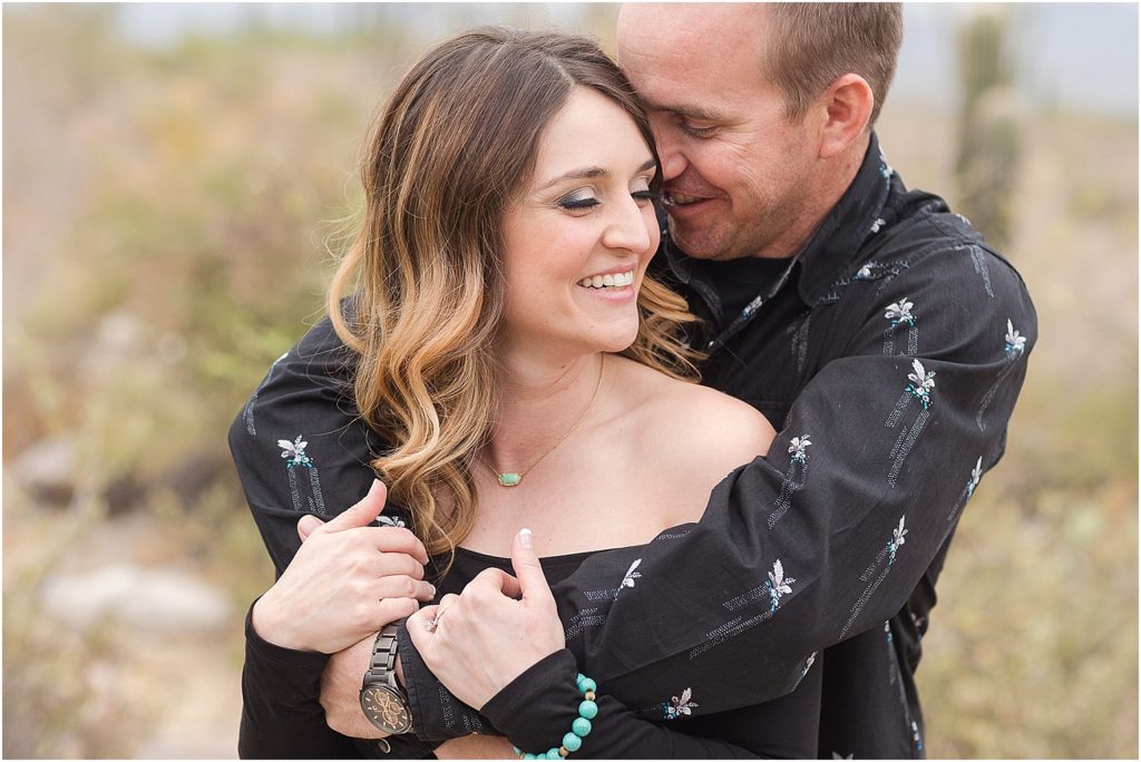 Tucson Engagement Photographer Desert Engagement Session Dominique and Luke