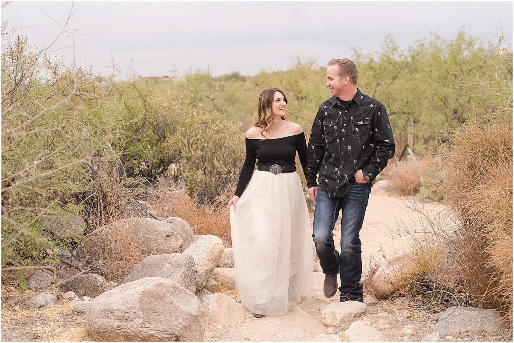 Tucson Engagement Photographer Desert Engagement Session Dominique and Luke