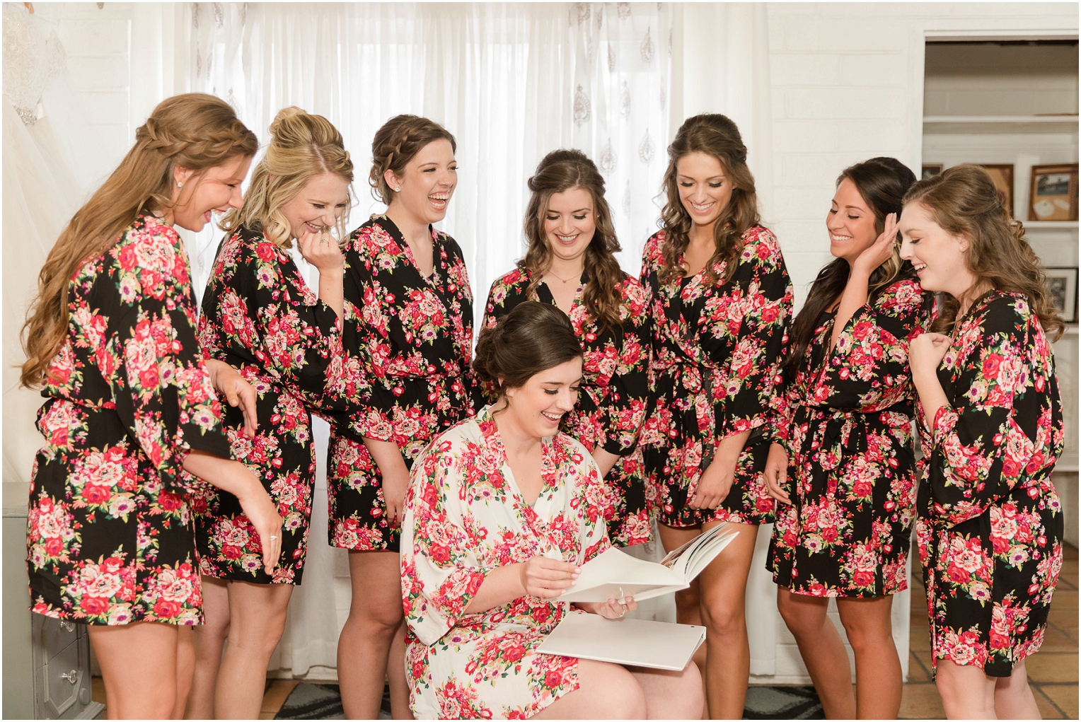Oasis at Wild Horse Ranch Wedding Tucson AZ Cassidy and Ryan bride with bridesmaids