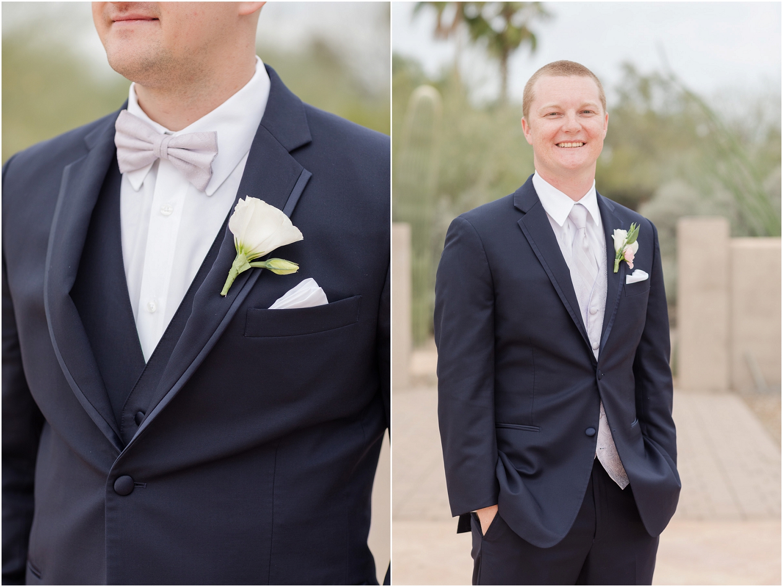 Oasis at Wild Horse Ranch Wedding Tucson AZ Cassidy and Ryan groom with groomsmen