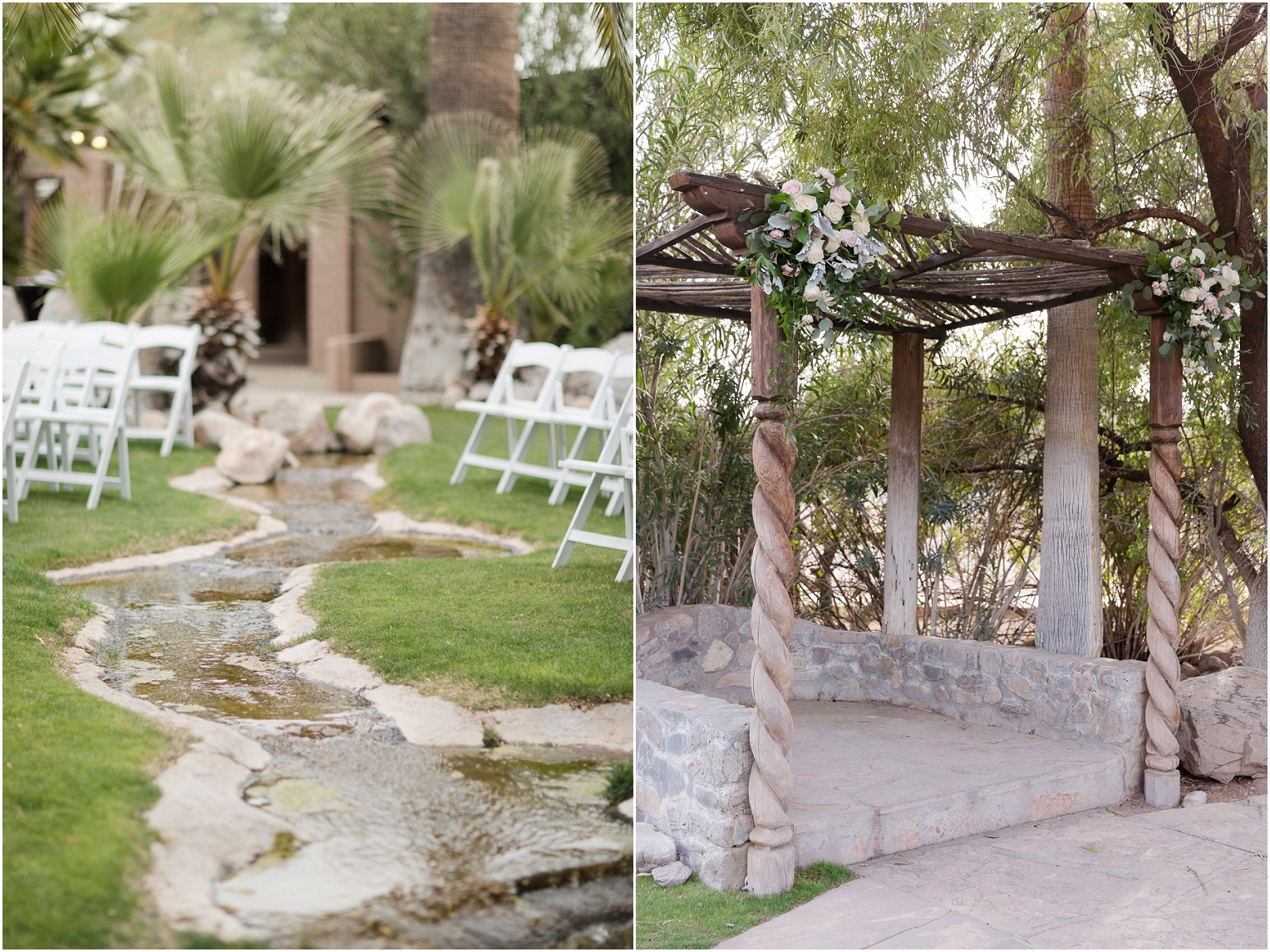 Oasis at Wild Horse Ranch Wedding Tucson AZ Cassidy and Ryan ceremony details