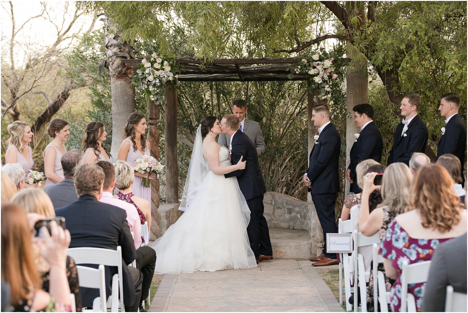 Oasis at Wild Horse Ranch Wedding Tucson AZ Cassidy and Ryan ceremony