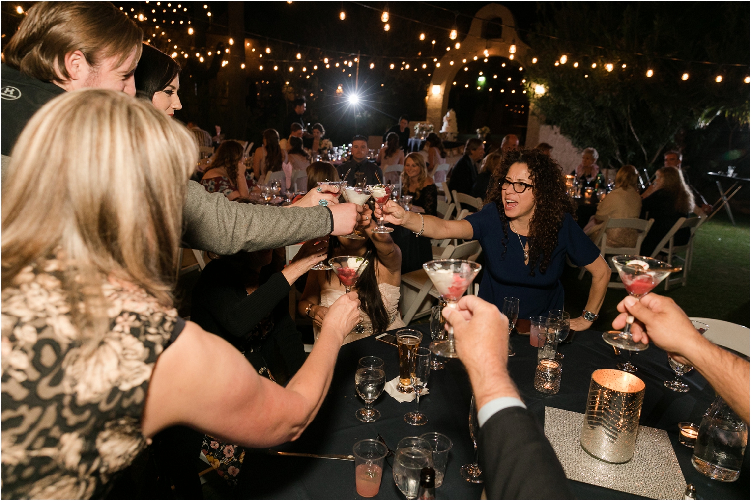 Oasis at Wild Horse Ranch Wedding Tucson AZ Cassidy and Ryan toasts