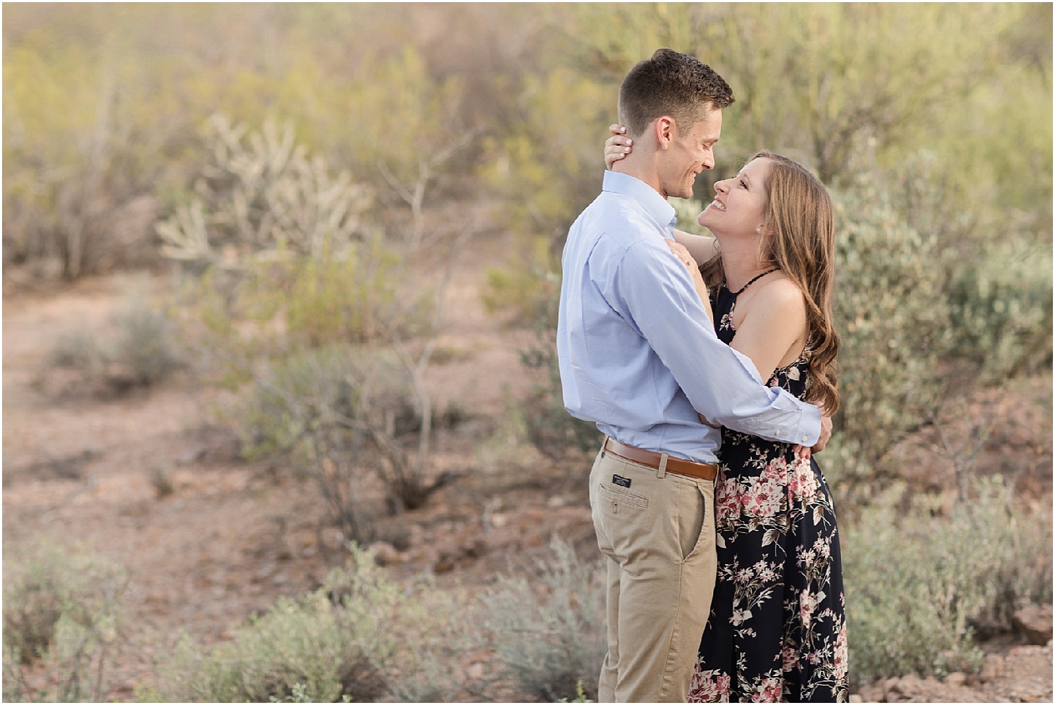 Tucson Engagement Photos Tucson Photographer Grace and Danny desert engagement photos