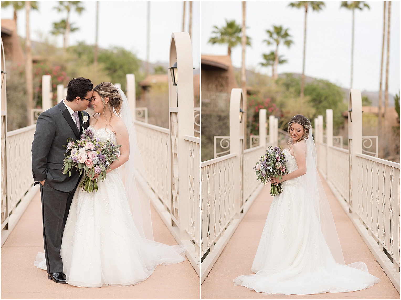 Skyline Country Club Wedding Tucson Photographer Kristina and Eric bride and groom portraits