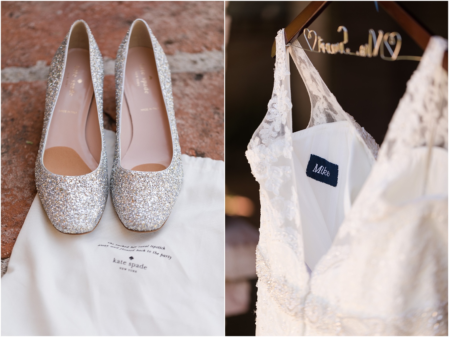 Tubac Golf Resort Wedding Tucson AZ Ashley and Paul rustic vintage shades of blue wedding with Kate Spade wedding shoes and embroidered dress
