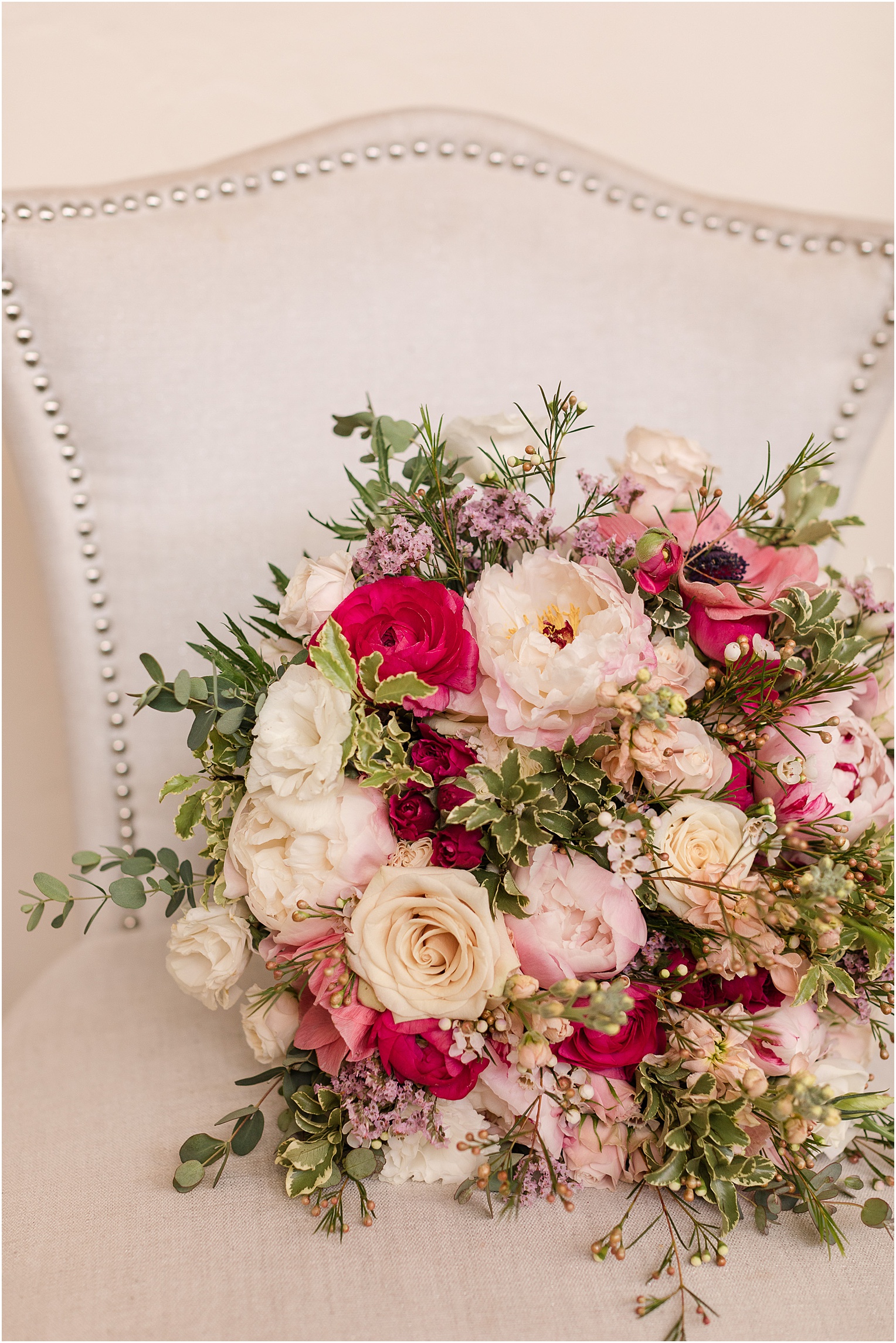 La Mariposa Wedding Tucson AZ shades of blush floral wedding details
