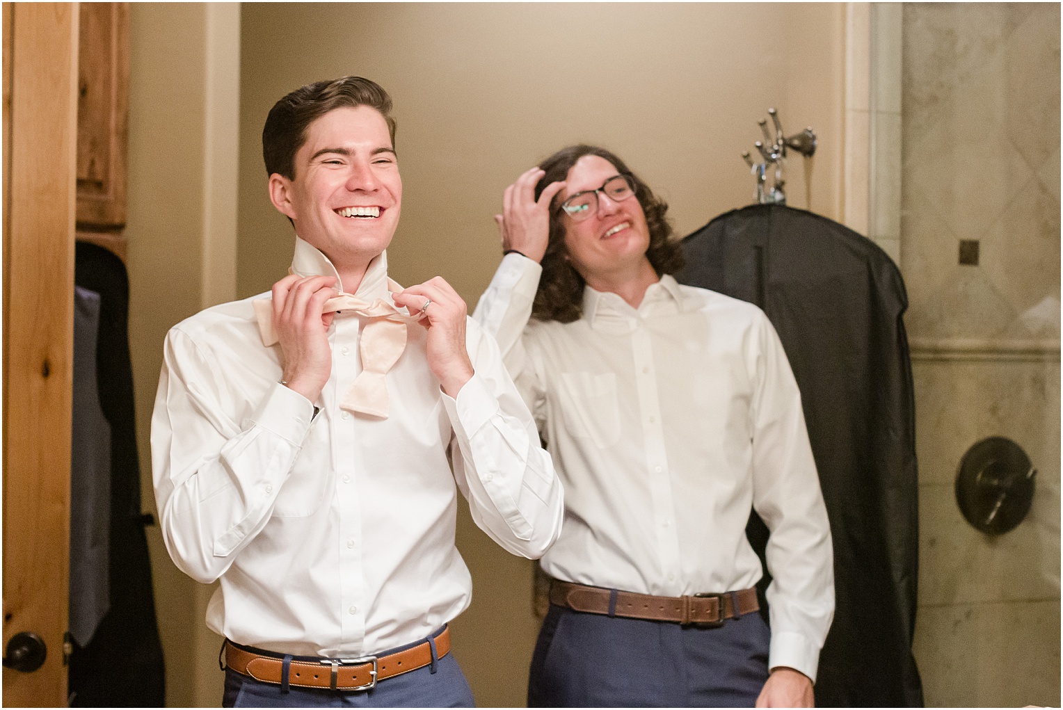 La Mariposa Wedding Tucson AZ groom getting ready