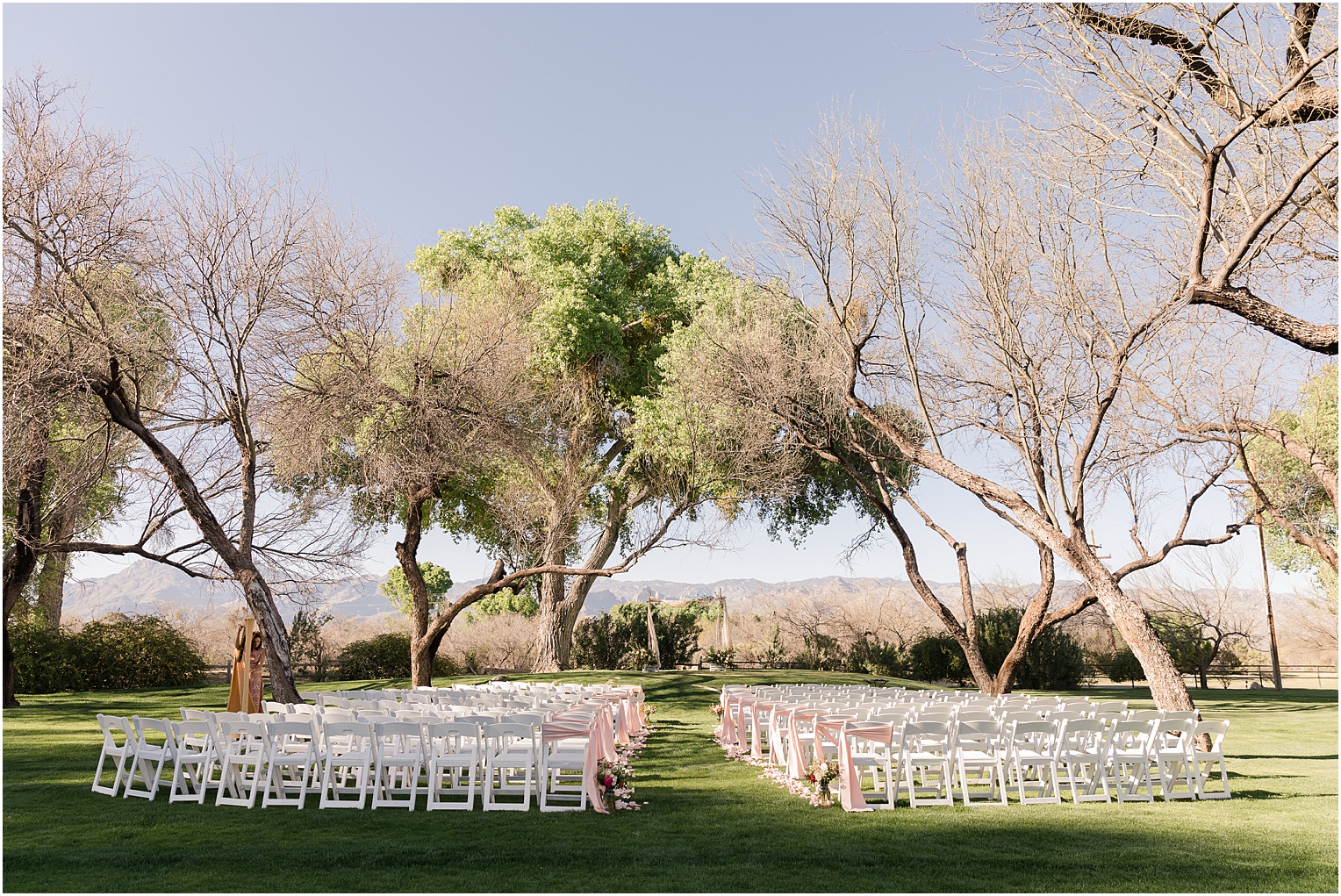La Mariposa Wedding Tucson AZ outdoor resort wedding ceremony
