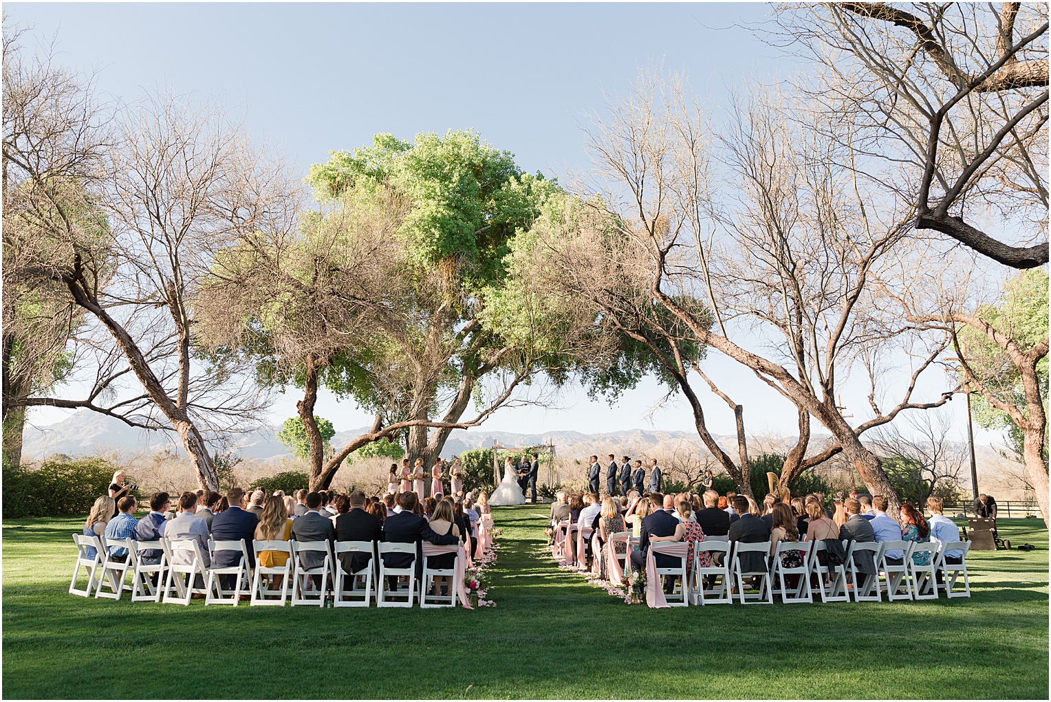 La Mariposa Wedding Tucson AZ outdoor resort wedding ceremony