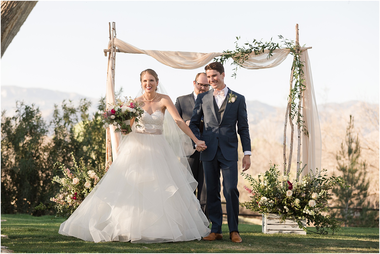 La Mariposa Wedding Tucson AZ outdoor resort wedding ceremony