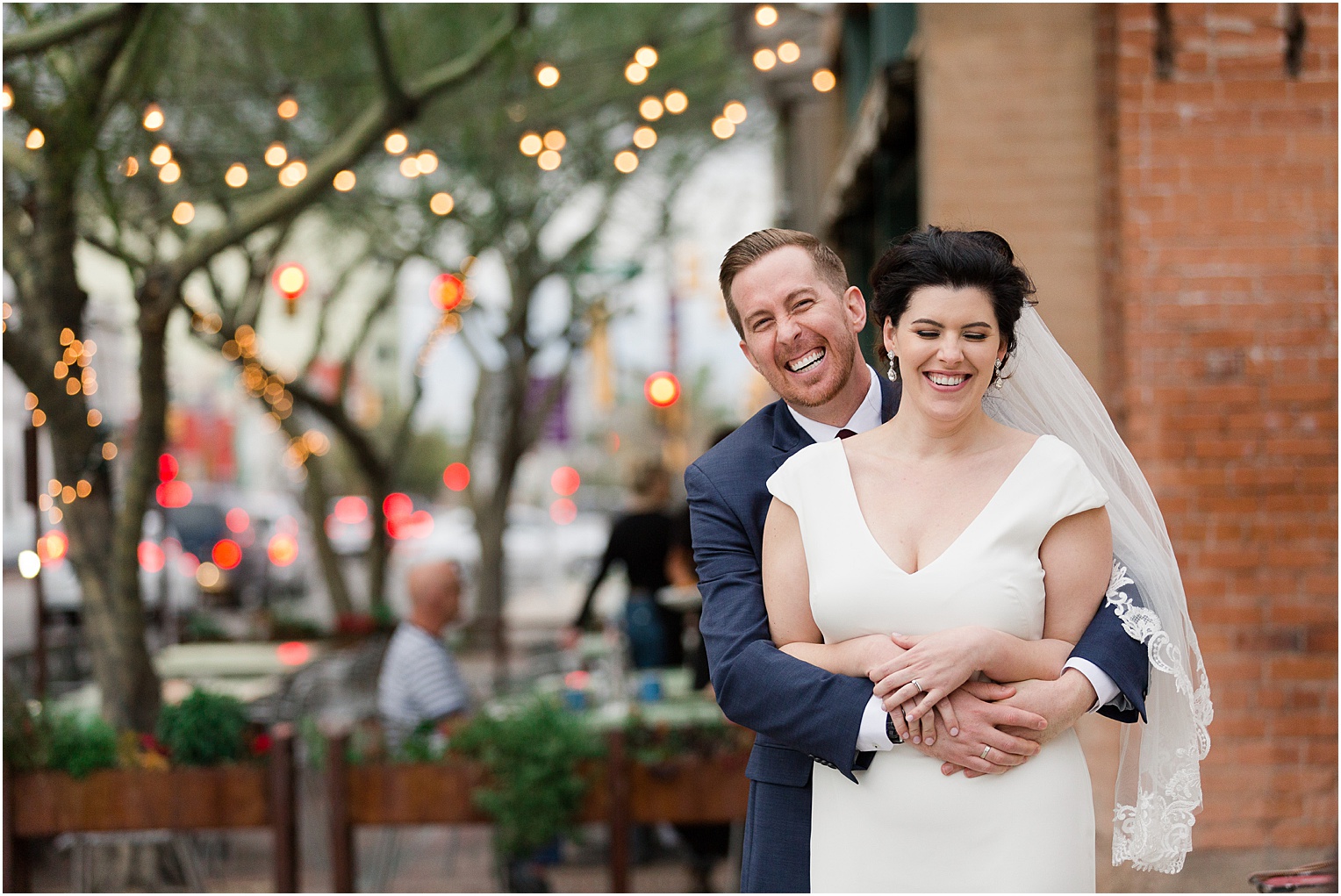 Stillwell House Wedding Tucson Arizona Katherine and Eli bride and groom portraits