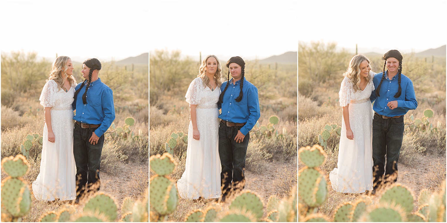 Gates Pass Wedding Tucson Arizona Andrea + Cameron bride and groom portraits