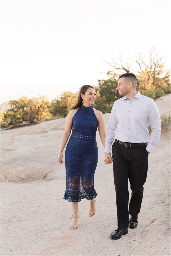 Engagement Pictures on Mount Lemmon