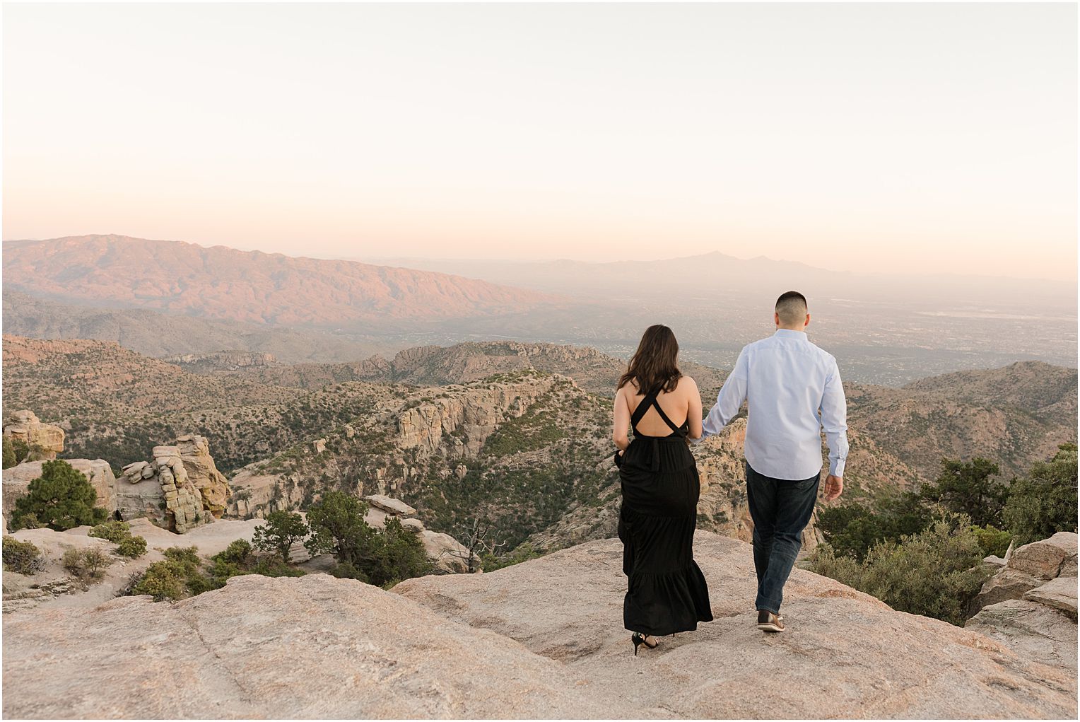 Engagement Pictures on Mount Lemmon