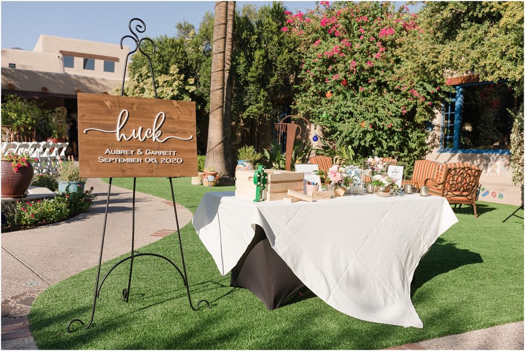 Hacienda Del Sol Wedding Tucson, Arizona desert inspired outdoor wedding decor