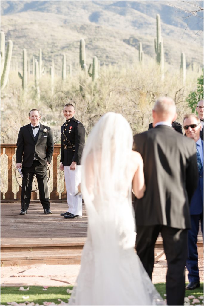Tanque Verde Ranch Wedding Tucson, AZ Sloan + Garrett outdoor ceremony