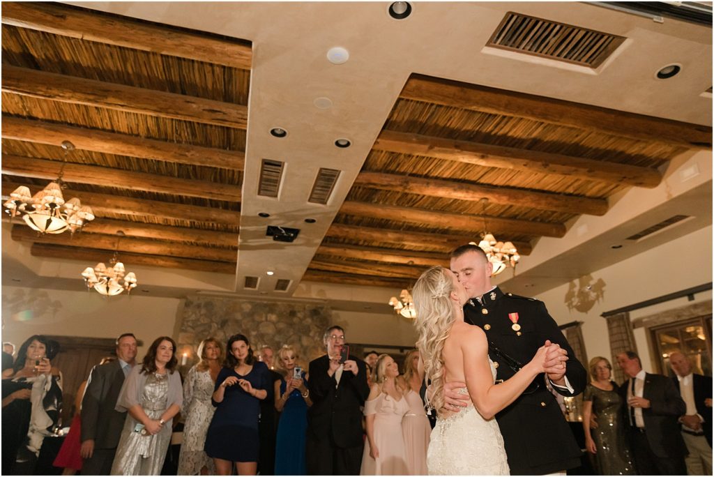 Tanque Verde Ranch Wedding Tucson, AZ Sloan + Garrett wedding reception bride and groom first dance