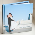 Custom-Cover View of the Wedding Album