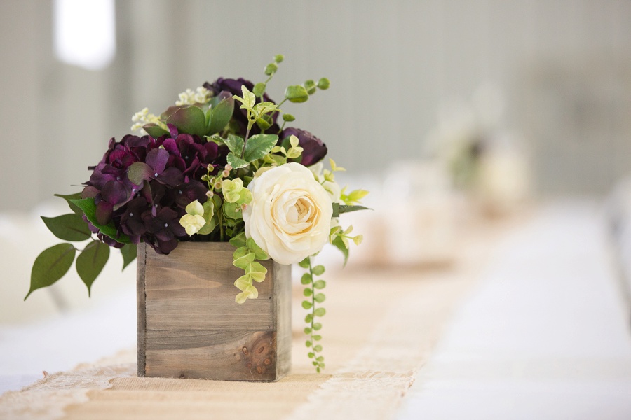 wedding photographers in ND, rustic wedding details, DIY wedding details, purple, succulents