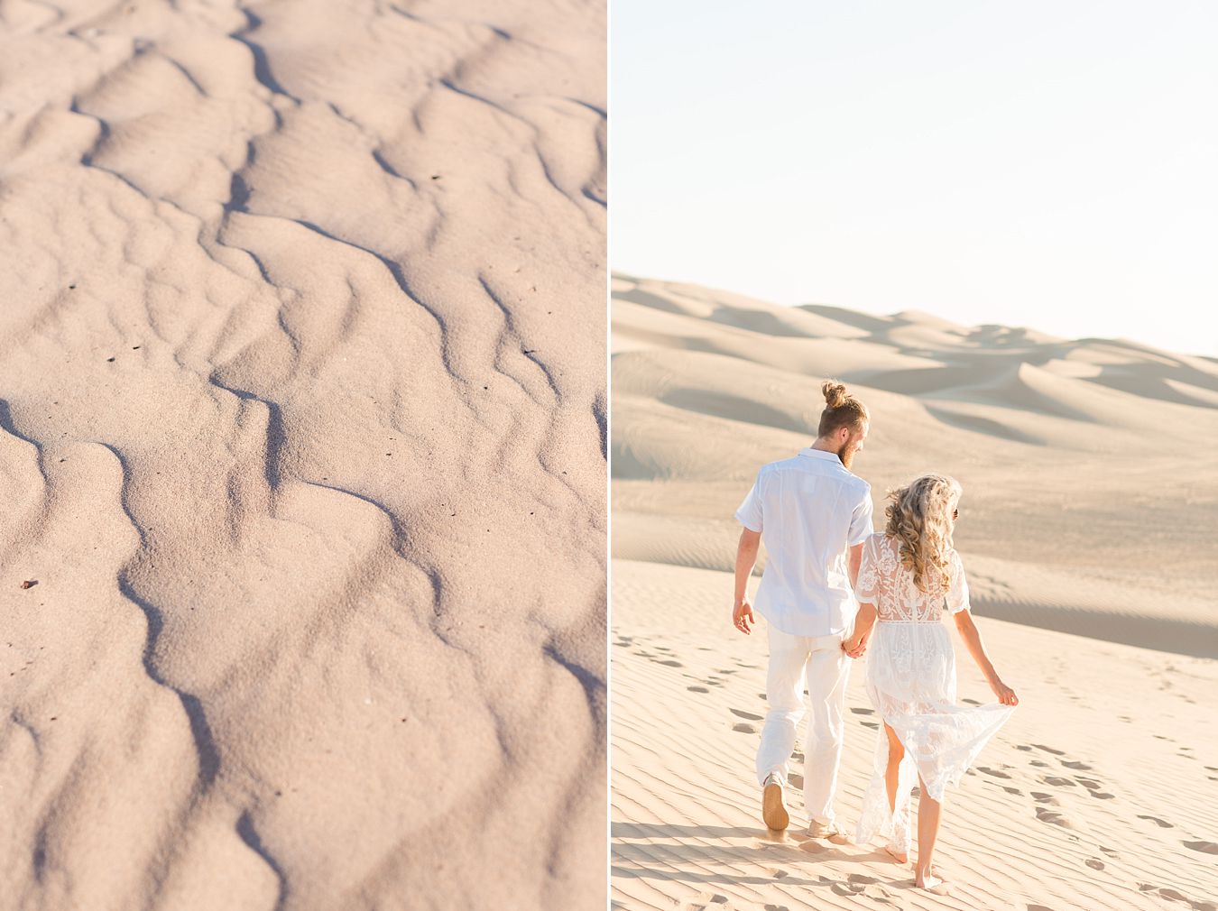 photos at the sand dunes in Yuma