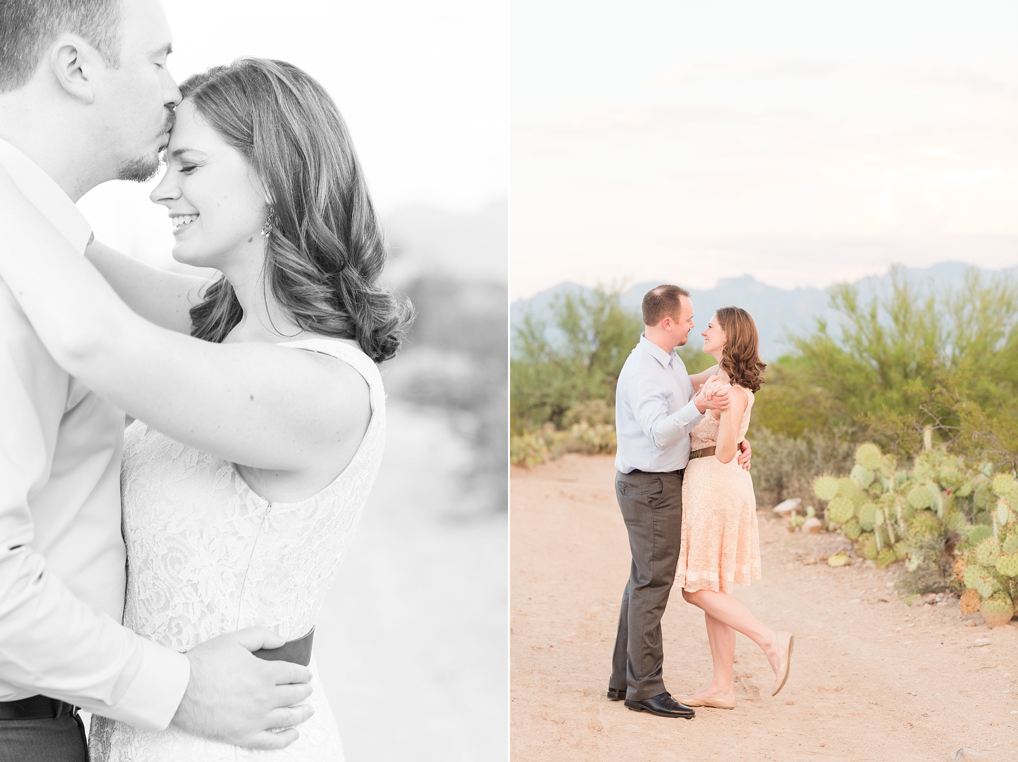 engagement session in the desert