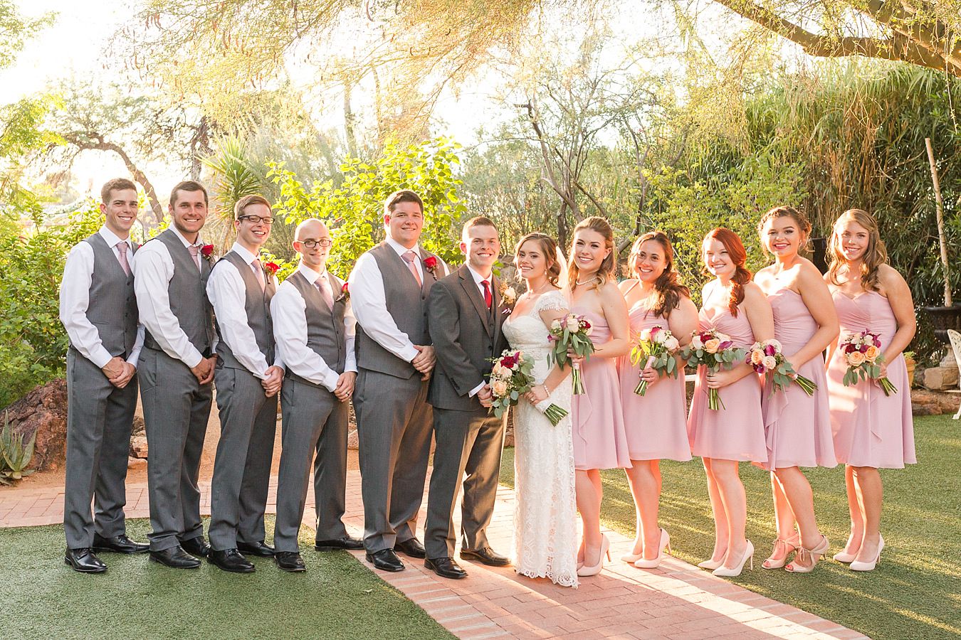 bridal party pictures