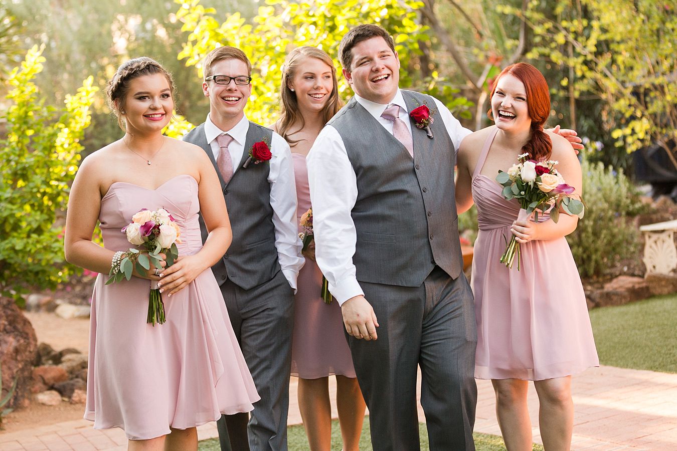 bridal party pictures