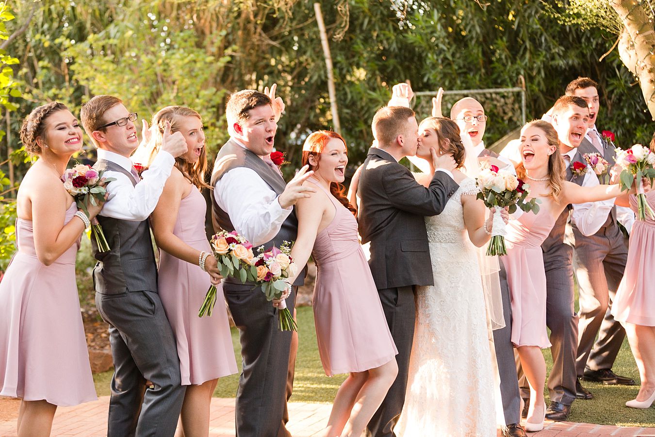 bridal party pictures