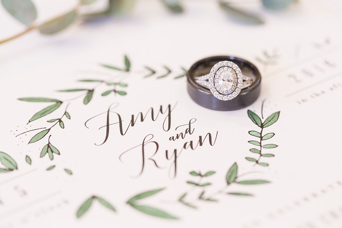 wedding invitation design, wedding rings