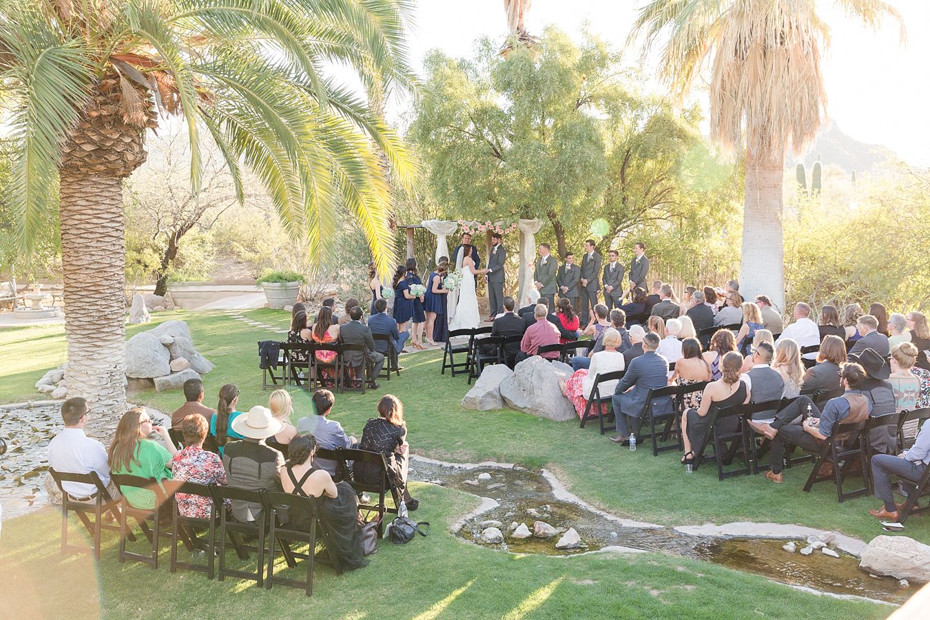 outdoor wedding ceremony tucson