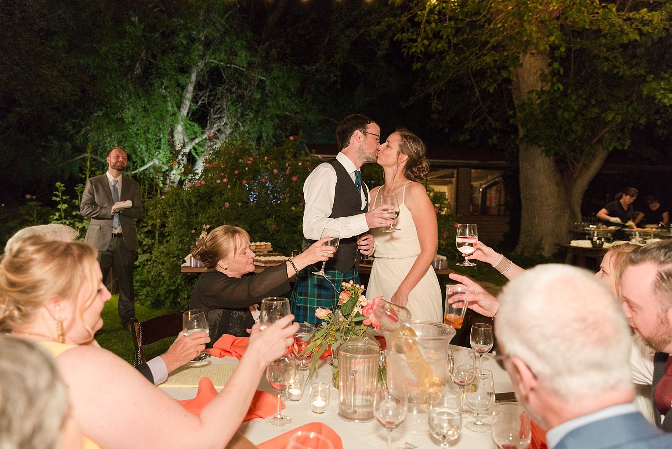 arizona outdoor wedding reception photos