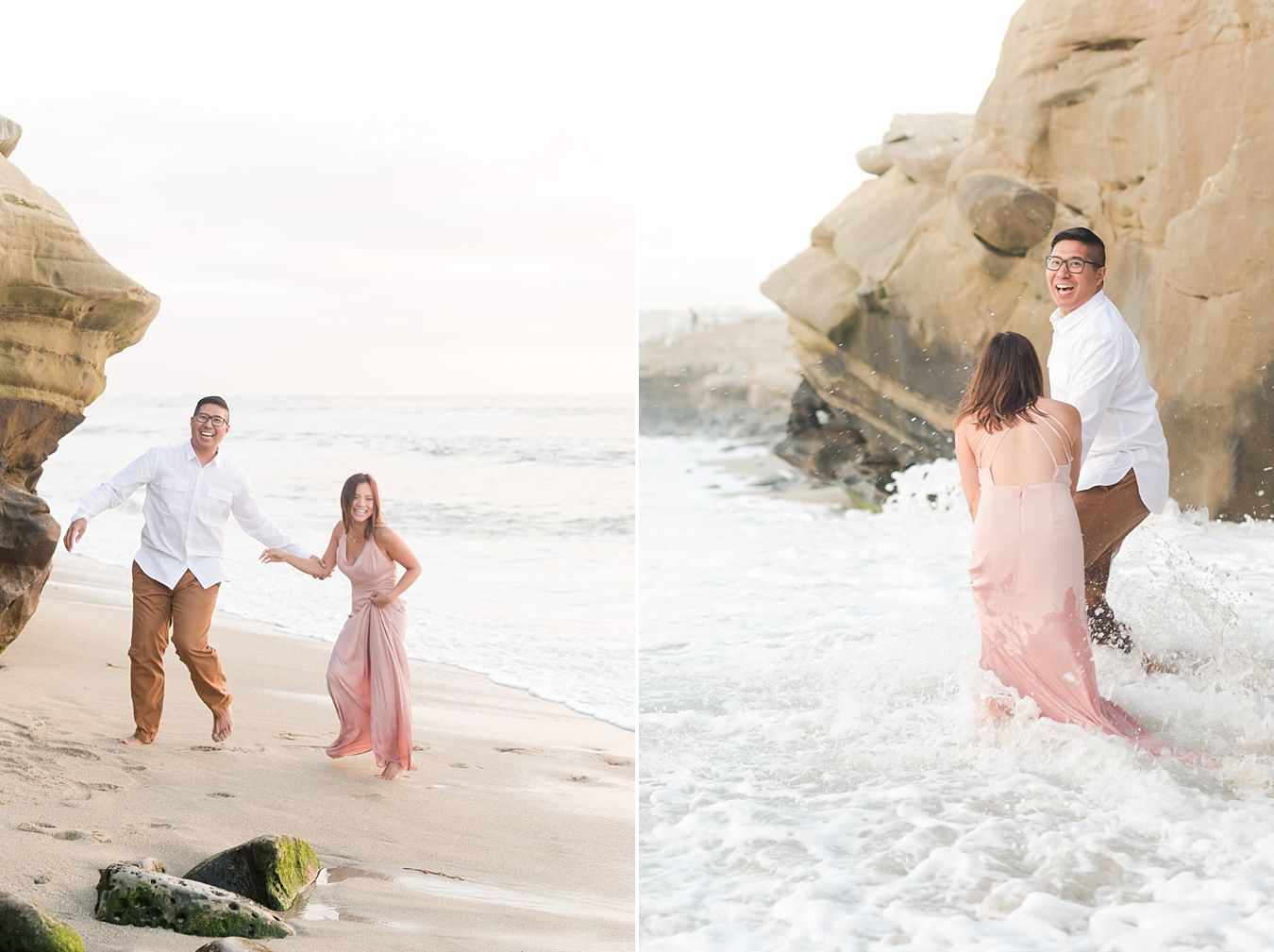funny engagement photos in San Diego