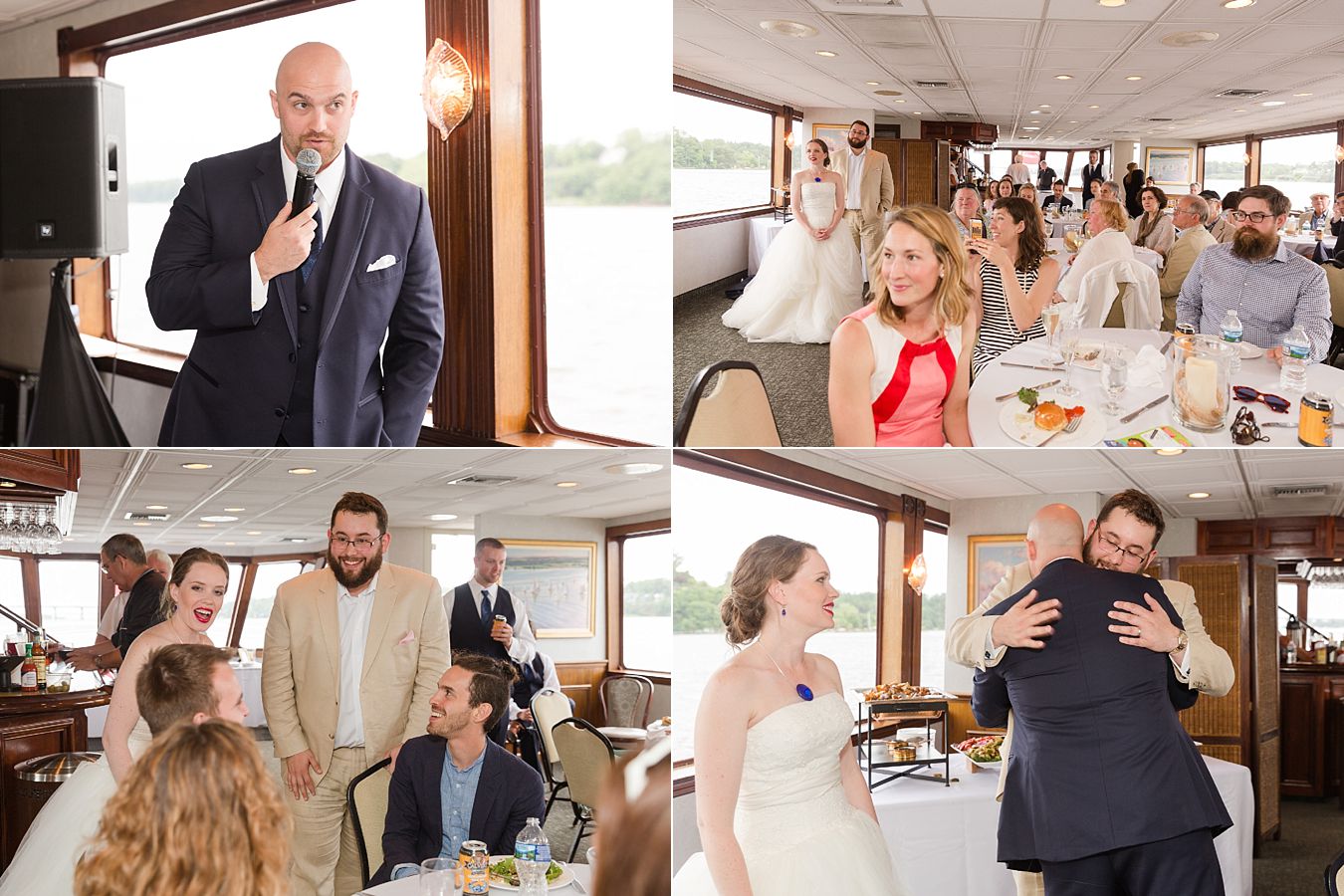 yacht wedding reception in maryland